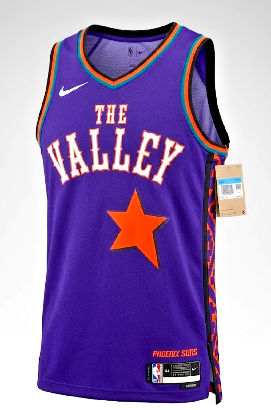 Nike Phoenix Suns "The Valley" City Edition Basketball Jersey - Men's Size M